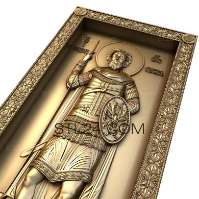 Icons (Holy Martyr Andrew Stratilat, IK_0480) 3D models for cnc
